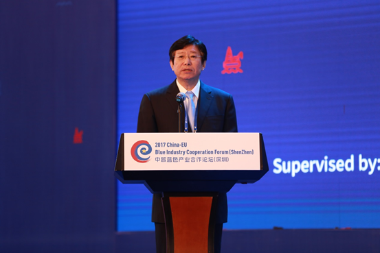 Zhang Zhanhai, Director of the Strategic Planning and Economics Department of SOA, gave a keynote speech at the main forum.
